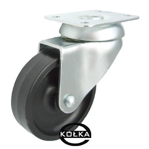 Koło meblowe fi. 60 mm tworzywowe, skrętne