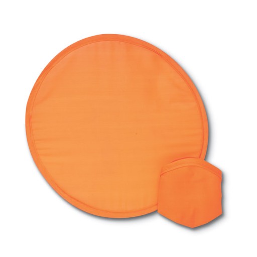 Składane Frisbee z Polyestru | Dysk | Z Etui | Pomarańczowe