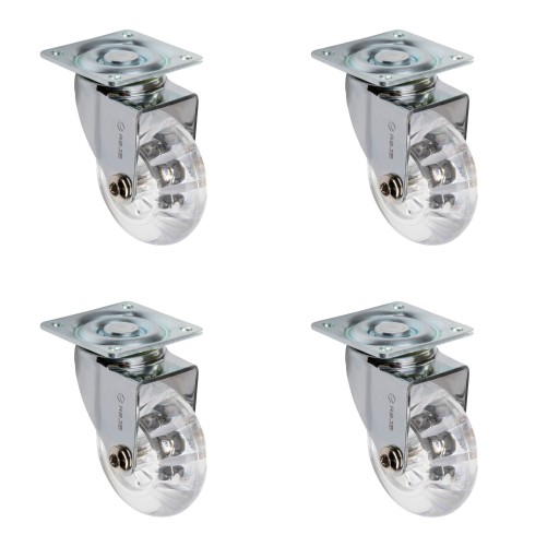 ZESTAW 4 x REJS KÓŁKO KOŁO MEBLOWE OBROTOWE 50 MM