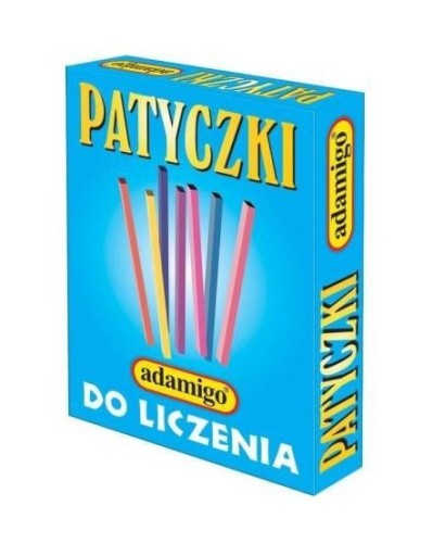Patyczki do Nauki Liczenia Adamigo Patyczki EDUKACYJNE dla Dzieci Porządne