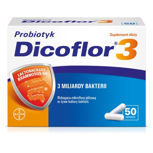 Dicoflor 3 Probiotyk, 50 kapsułek