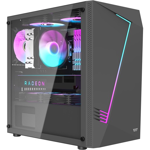 DarkFlash Aigo Al390 Obudowa Komputerowa M-atx Midi Tower Wentylator Rgb
