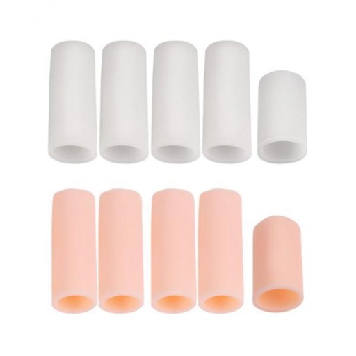 Soft Silicone Toe Guards for Relief and Protection, 2 Pairs 2 Pcs