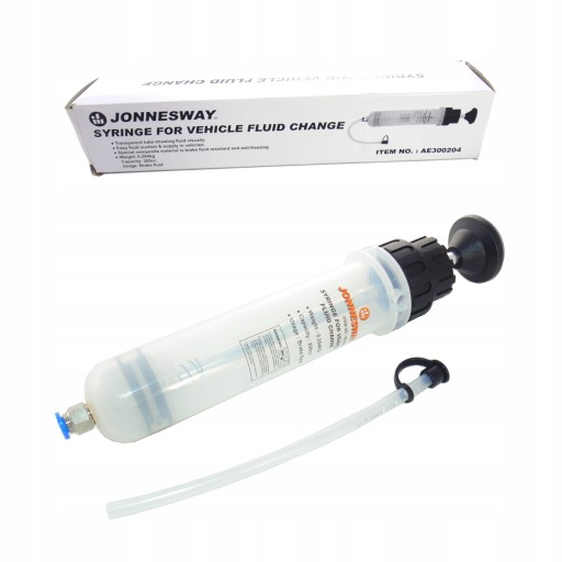 STRZYKAWKA 200 ml ODSYSARKA OLEJU PŁYNÓW HAMULCÓW