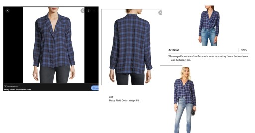 3x1 koszula flanelowa kratka iro vitkac wrap