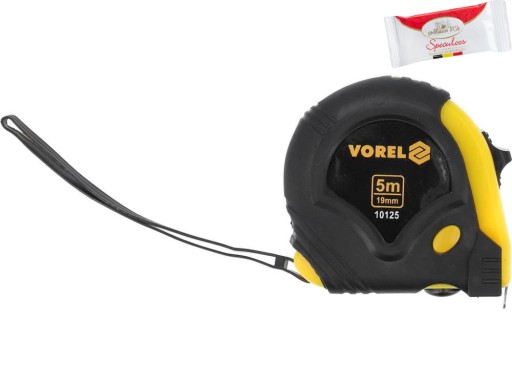 VOREL MIARA ZWIJANA ŻÓŁTO-CZARNA 5MX19 MM 10125