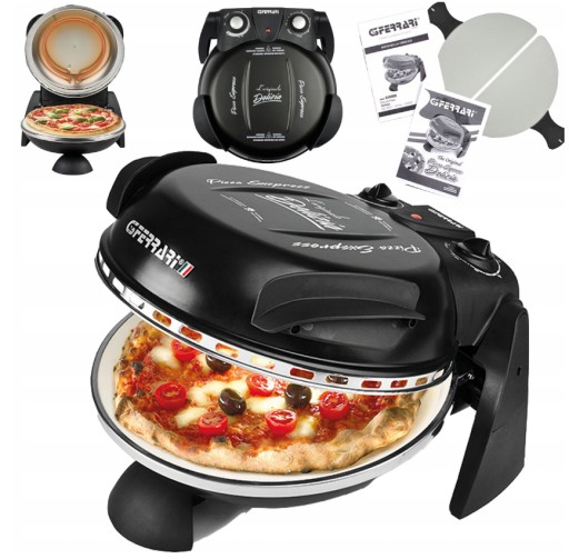 DOMOWY PIEC DO PIZZY KAMIEŃ G3FERRARI G10006 1200W 400°C + EBOOK