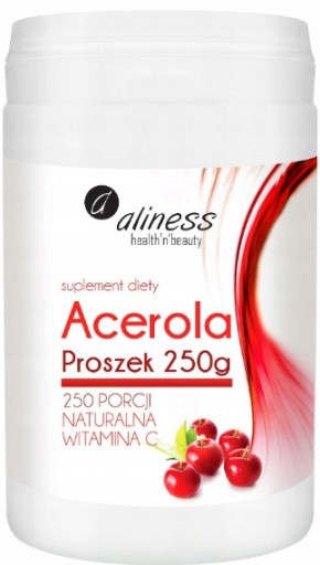 ALINESS NATURALNA WITAMINA C ACEROLA PROSZEK 250g
