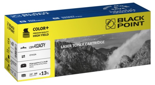 Toner HP 412A (CF412A) yellow BLACKPOINT (2.600)
