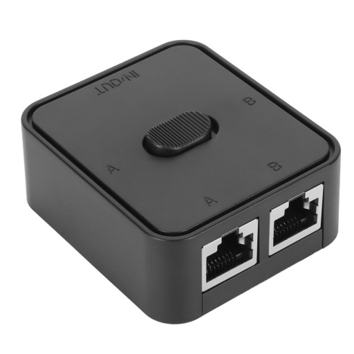 2-portowy gigabitowy przełącznik sieciowy 10 100 1000 mb/s 2 na 1 na 1 na 2 wyjścia poe ext