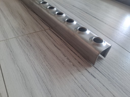Szczeble nierdzewne 316 jednorzędowe 2x30x30 L=1000