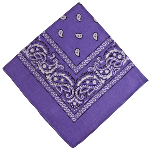 BANDAMKA BANDANA CHUSTKA CHUSTA BANDAMA APASZKA - j. fioletowa