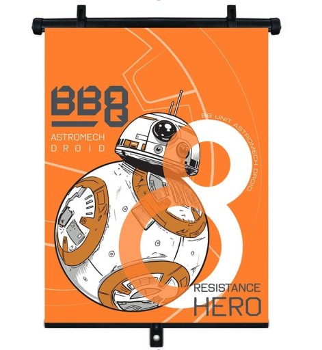 Roleta samochodowa 36*45Cm Star Wars Bb8 Seven