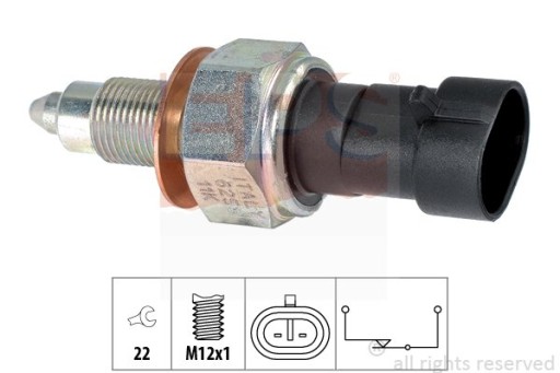 EPS 1.860.258 WLACZNIK SWIATLA :COFANIA IVECO DAI