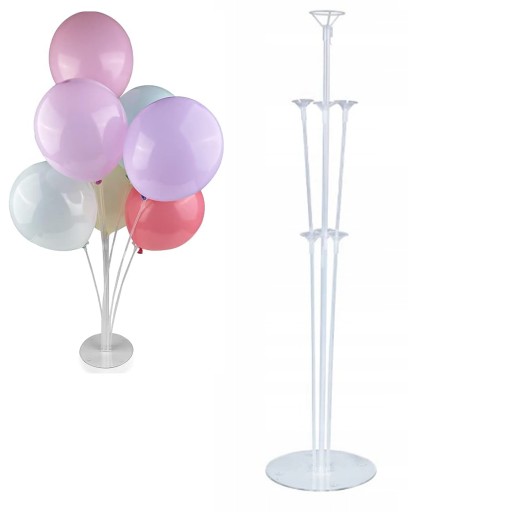 STELAŻ STOJAK DO DEKORACJI NA BALONY DO STROIKÓW 1 komunia święta ślub
