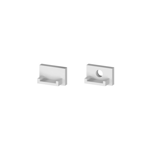 Zaślepki do Profili LED ALU SLIM WĄSKI 2szt