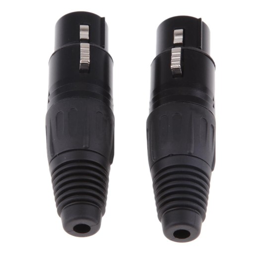 2 sztuki 5Pin/5 P złącze XLR wtyk żeński Audio