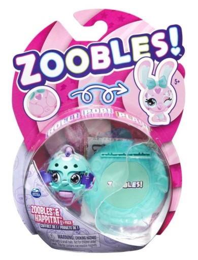 Figurka Zoobles Zwierzątko 1pak Fish