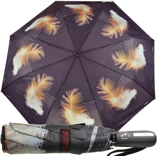 DAMSKA MĘSKA PARASOLKA PARASOL PEŁNY AUTOMAT MOCNY