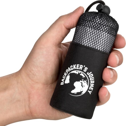 MINI ŚPIWÓR TURYSTYCZNY Z MIKROFIBRY ULTRA LEKKI CIENKI KEMPING SURVIVAL