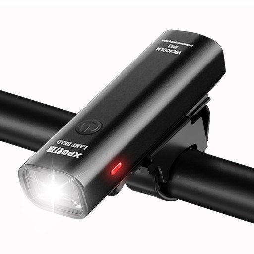 NEWBOLER MOCNE PRZEDNIE ŚWIATŁO ROWEROWE LED USB