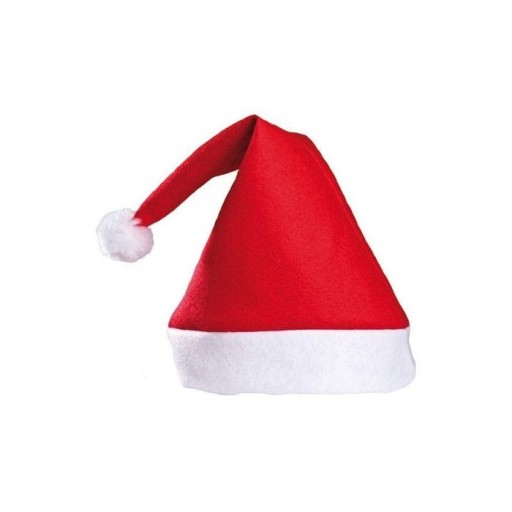 CZAPKA MIKOŁAJA ŚWIĄTECZNA OZDOBA MIKOŁAJKI STRÓJ