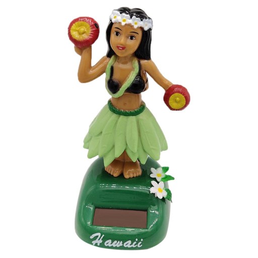 Creative Solar Powered Dancing Girl Swing Figure