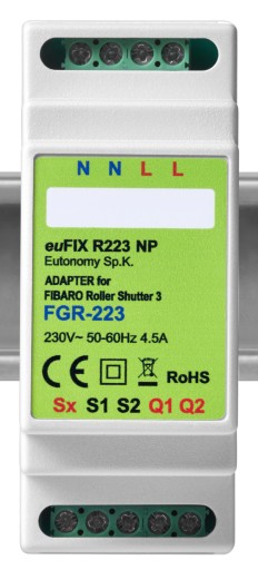 Eutonomy euFIX R223NP dla FIBARO Roller Shutter 3