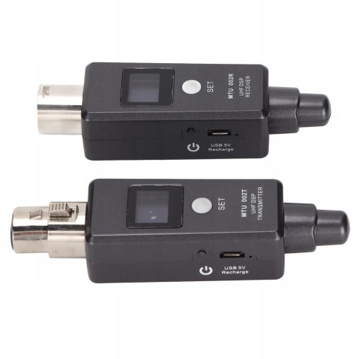 Adapter do mikrofonu bezprzewodowego Ładowalny