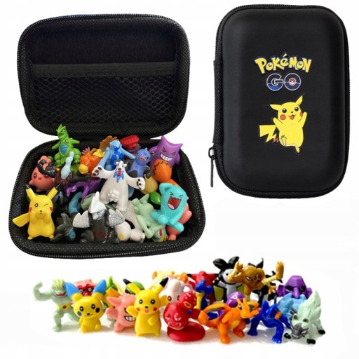 24SZT POKEMON FIGUREK PIKACHU FIGURKI + PUDEŁKO