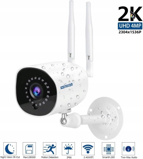 Kamera IP monitorująca SZSINOCAM wifi 4MPX