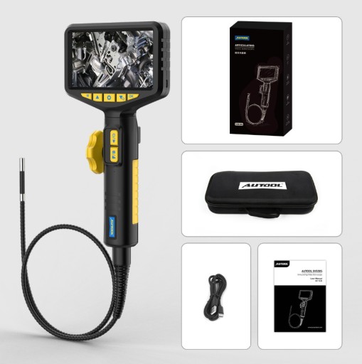 ENDOSKOP kamera INSPEKCYJNA 210° AUTOOL SVB305 LCD