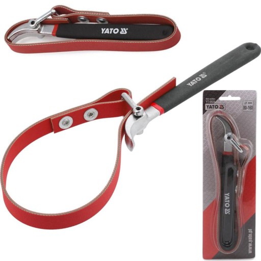 KLUCZ TAŚMOWY DO FILTRÓW OLEJU YATO 80-160MM PASEK