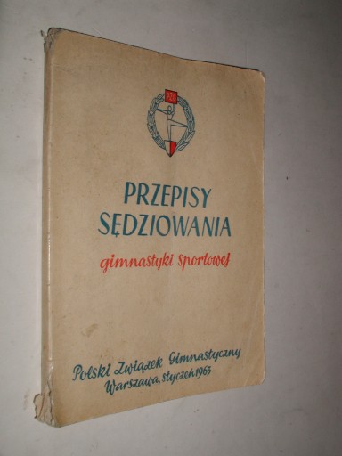 PRZEPISY SEDZIOWANIA GIMNASTYKI SPORTOWEJ (1963)