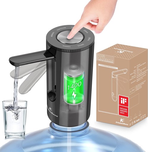 Dozownik KITCHENBOSS kuchnia 1 ml CZARNY