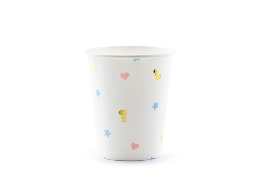 Kubeczki na Baby Shower 200 ml 6 szt