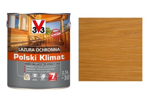 Lazura V33 Polski Klimat 7 lat Sosna Skandyn. 2,5L
