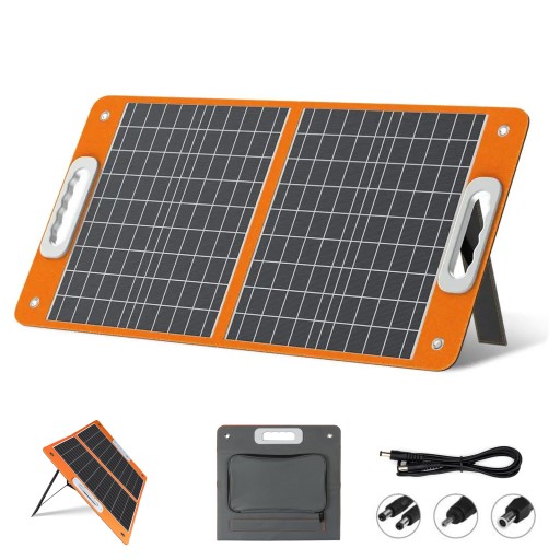 ŁADOWARKA SŁONECZNA PANEL SOLARNY 18V 60W 2xUSB