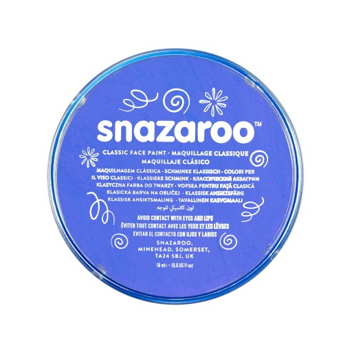 FARBA DO MALOWANIA TWARZY NIEBIESKA 18ml SNAZAROO