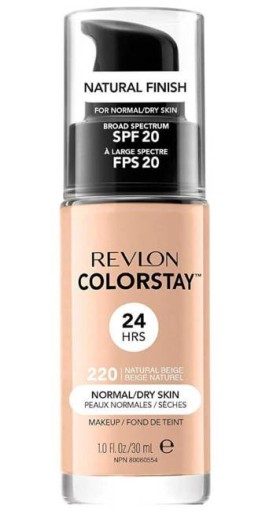 REVLON PODKŁAD CERA NORMALNA SUCHA Z POMPKĄ 220