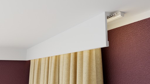 Listwa maskująca karnisz Prosta 14x4 LED