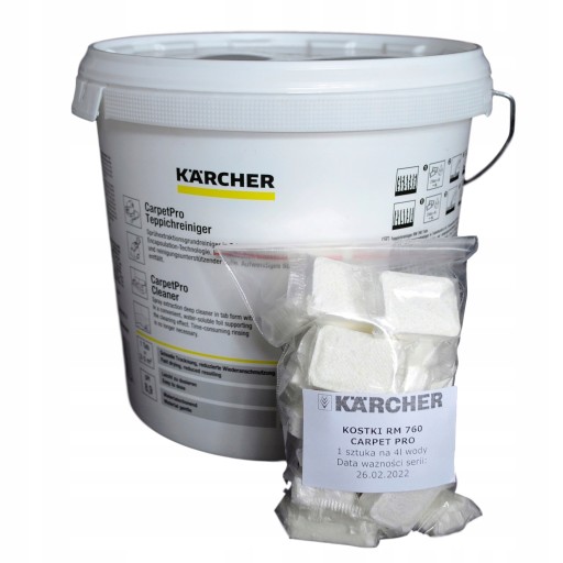 KARCHER KOSTKI do dywanów RM 760 CLASSIC 10 szt.