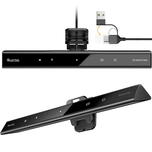 LAMPKA LED DO LAPTOPA MONITORA NA MONITOR KLIPS REGULOWANA NOCNA