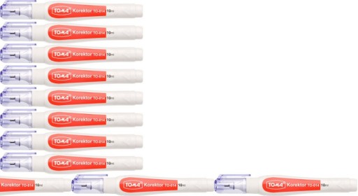 KOREKTOR W PISAKU TOMA 10ML METALOWA KOŃCÓWKA x12