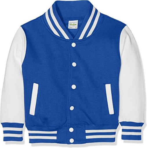 BLUZA MŁODZIEŻOWA KURTKA BASEBALL ROZPINANA 152