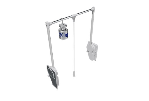 Pantograf AMBOS SUPERLiFT 50/75 max obciążenie 20kg srebrny
