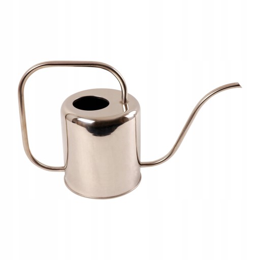 Konewka metalowa ozdobna ze stali nierdzewnej 1,5L