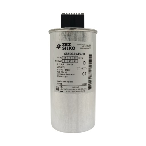 KONDENSATOR ZEZ SILKO CSADG HD 5kVAR 440V NOWY!