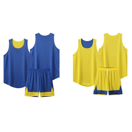 Healthvictor Reversible Basketball Tank Top Shorts Sets