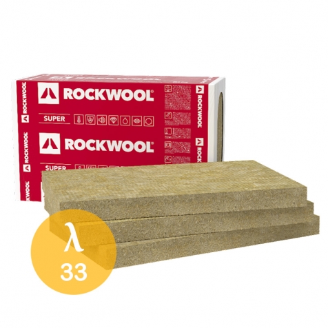 Wełna do elewacji Rockwool Ventirock Super 8cm